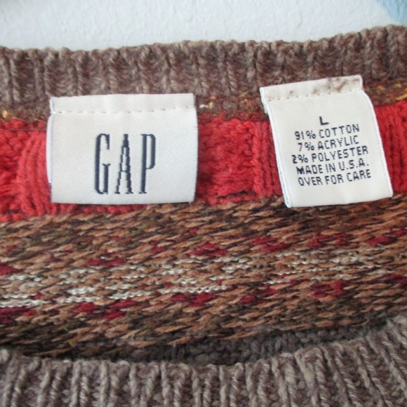 Gap Orange & Yellow Sweater - Picture 3 of 3